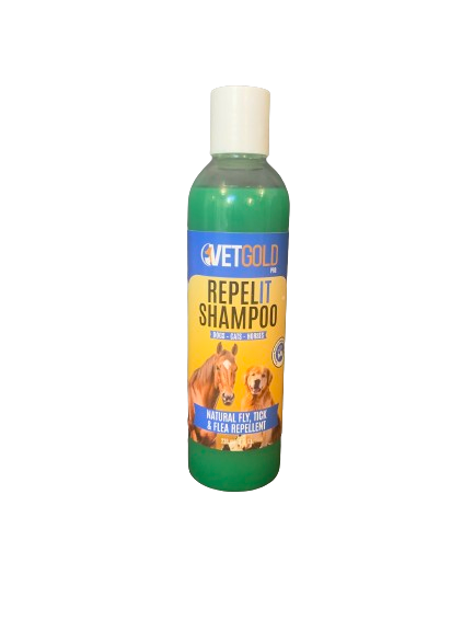 VetGold Shampoo Repel It Natural Fly, Tick & Flea Repellent 236 ml