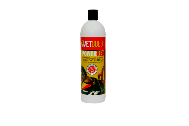 VetGold PowerRed Moisture Retaining Shampoo 1000ml